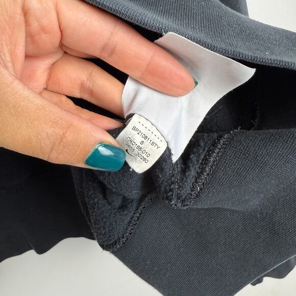 Nike Essentials Crew Fleece Oversized Crop Sweatshirt Black - S - Picture 7 of 11